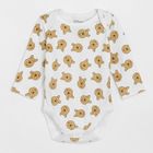Cool Club, Body cu maneca lunga pentru bebelusi, mix, imprimeu Winnie the Pooh, set, 5 buc.