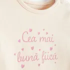 Cool Club, Body cu maneca lunga pentru fete, bej