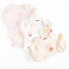 Cool Club, Body cu maneca lunga pentru fete, mix, imprimeu Peppa Pig, set, 3 buc.