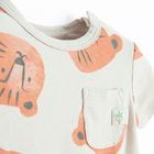 Cool Club, Body cu maneca scurta pentru baieti, bej