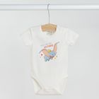 Cool Club, Body cu maneca scurta pentru baieti, mix, imprimeu Dumbo, set, 3 buc.