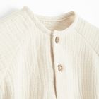 Cool Club, Body cu maneca scurta pentru baieti, muselina, bej