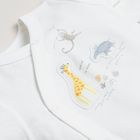 Cool Club, Body cu maneca scurta pentru bebelusi, ecru, set, 2 buc.