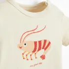 Cool Club, Body cu maneca scurta pentru copii, bej