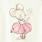 Cool Club, Body cu maneca scurta pentru fete, ecru