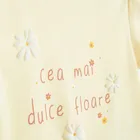 Cool Club, Body cu maneca scurta pentru fete, galben