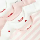 Cool Club, Body cu maneca scurta pentru fete, mix, set, 4 buc., imprimeu Hello Kitty