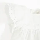 Cool Club, Body-rochie cu maneca scurta pentru fete, alb