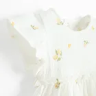 Cool Club, Body-rochie cu maneca scurta pentru fete, alb
