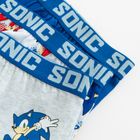 Cool Club, Boxeri pentru baieti, mix, imprimeu Sonic the Hedgehog, set, 3 buc.