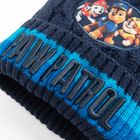 Cool Club, Caciula cu pompon pentru baieti, albastru, imprimeu Paw Patrol