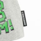 Cool Club, Caciula pentru baieti, gri, imprimeu Minecraft