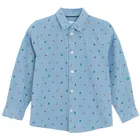 Cool Club, Camasa cu maneca lunga pentru baieti, regular, albastru