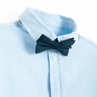 Cool Club, Camasa cu maneca lunga pentru baieti, slim fit, Papion, albastru