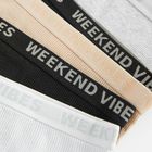 Cool Club, Chilotei pentru fete, din tricot striat, mix, set, 5 buc.