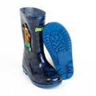 Cool Club, Cizme de cauciuc pentru baieti, bleumarin, imprimeu Scooby-Doo