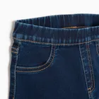 Cool Club, Colanti denim pentru fete, croiala slim, albastru