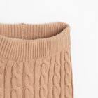 Cool Club, Colanti pentru fete, din tricot, maro