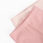 Cool Club, Colanti pentru fete, din tricot striat, roz, set, 2 buc.