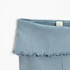 Cool Club, Colanti pentru fete, flare, din tricot striat, albastru