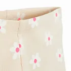 Cool Club, Colanti pentru fete, flare, din tricot striat, bej