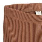 Cool Club, Colanti pentru fete, flare, din tricot striat, maro