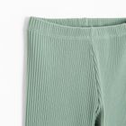 Cool Club, Colanti pentru fete, flare, din tricot striat, verde