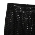 Cool Club, Colanti pentru fete, flare, velur, negru