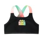 Cool Club, Costum de baie din doua piese pentru fete, negru