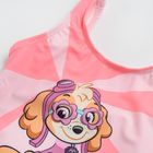 Cool Club, Costum de baie intreg pentru fete, culoare roz, imprimeu Paw Patrol, Skye