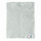 Cool Club, Fular circular pentru baieti, din tricot striat, gri