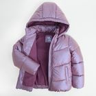Cool Club, Geaca cu gluga pentru fete, calduroasa, metalic, violet