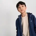 Cool Club, Geaca de ploaie cu gluga pentru baieti, bleumarin