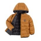 Cool Club, Geaca matlasata cu gluga pentru baieti, galben, little bear