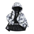 Cool Club, Geaca schi cu gluga pentru baieti, alb-negru, Mountain crew