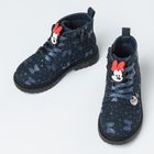Cool Club, Ghete pentru fete, bleumarin, brant din piele, imprimeu Minnie Mouse