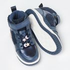 Cool Club, Ghete pentru fete, bleumarin, talpa cu leduri, brant din piele
