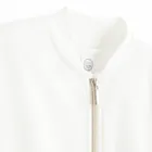 Cool Club, Hanorac bomber pentru fete, cu fermoar, alb