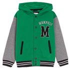 Cool Club, Hanorac cu gluga pentru baieti, cu capse, verde-gri