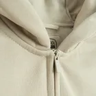 Cool Club, Hanorac cu gluga pentru baieti, cu fermoar, calduros, oversize, bej