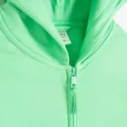 Cool Club, Hanorac cu gluga pentru baieti, cu fermoar, calduros, verde