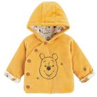 Cool Club, Hanorac cu gluga pentru baieti, cu nasturi, galben, imprimeu Winnie the Pooh