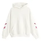 Cool Club, Hanorac cu gluga pentru fete, calduros, alb