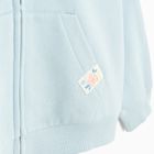 Cool Club, Hanorac cu gluga pentru fete, cu fermoar, albastru