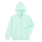 Cool Club, Hanorac cu gluga pentru fete, cu fermoar, calduros, menta verde