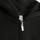 Cool Club, Hanorac cu gluga pentru fete, cu fermoar, crop top, negru