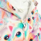 Cool Club, Hanorac cu gluga pentru fete, cu fermoar, mix