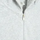 Cool Club, Hanorac cu gluga pentru fete, cu fermoar, velur, gri