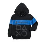 Cool Club, Hanorac negru cu gluga pentru baieti, imprimeu PlayStation