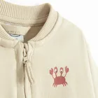 Cool Club, Hanorac pentru baieti, cu fermoar, bej